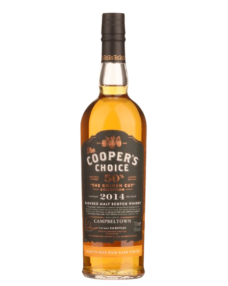 Coopers Choice Golden Cut Collection Campbeltown Martinique Rum Finish Whisky 700ml