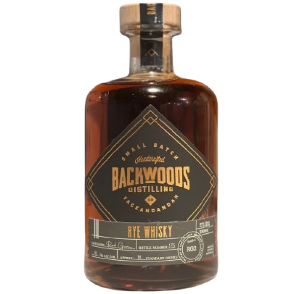 Backwoods Red Gum Rye Whisky 500ml