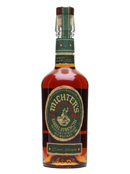 Michters Barrel Strength Straight Rye Whiskey 110.6 Proof