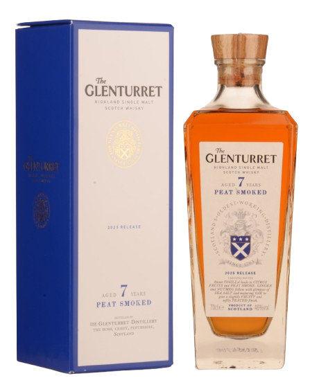 The Glenturret 7 Year Old Peat Smoked Single Malt Whisky 2025 Release