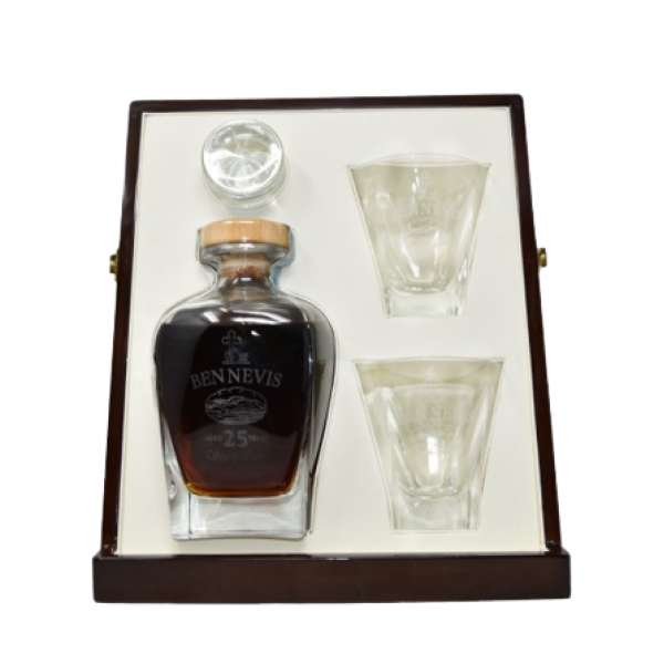 Ben Nevis 25 Year Old Gift Set With Glasses
